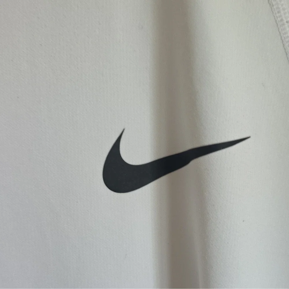 Nike Pro Dri-FIT Men's White Slim Fit Crew Neck Short Sleeve T-Shirt XL
